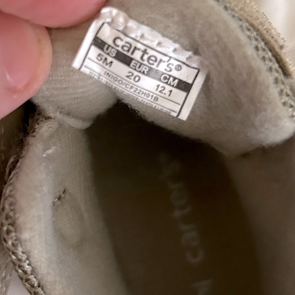 NWOT Carter’s Toddler Army Style boots - Picture 3 of 4